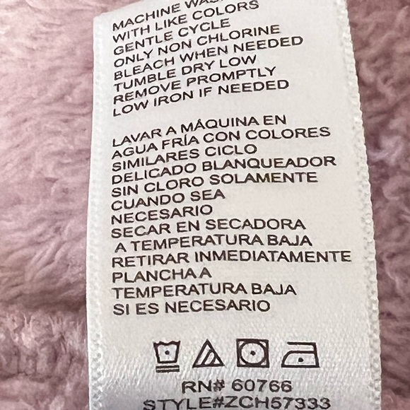 Midnight by Carole Hochman Ladies XXL Soft Mauve Lilac Robe - Picture 8 of 11